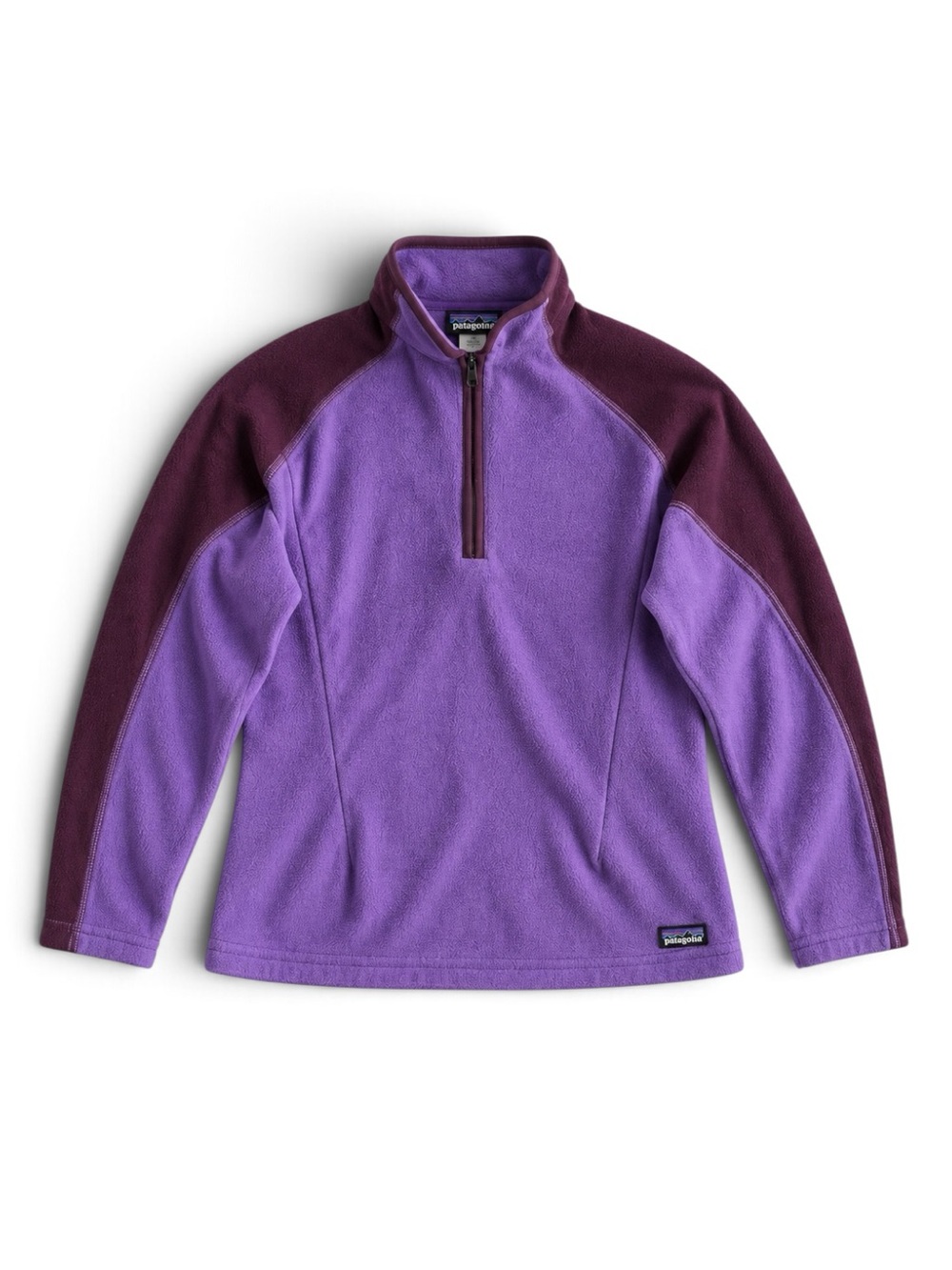 Patagonia Kids Purple Quarter Zip Fleece Pullover Girls Medium